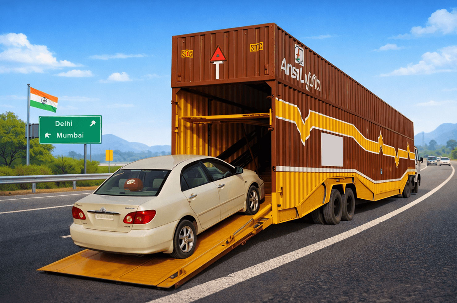 Car Transportation by Vaishnavi Packers and Movers
